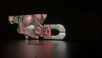 Игровые часы в стиле ретро - RPI2DMD - светодиоды SMD3528 8