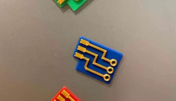 Магнит на холодильник Factorio Circuit