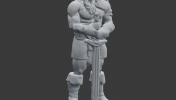 FDM Viking с мечом Без поддержки