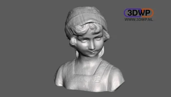 3D сканирование бюста голландской девушки