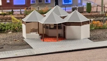 Кафетерий/Закусочная в масштабе 1:87 H0......