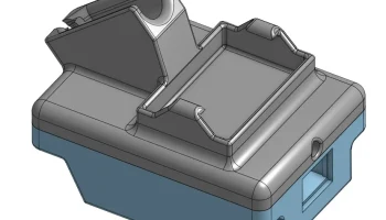 DIY Makita Bosch 18 В держатель батареи розетка для паял... 1