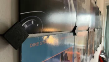 Wall Mounted Vinyl Record Holder Cover