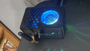 Корпус Rock pi 5A с вентилятором, кнопкой питания, антенн... 1