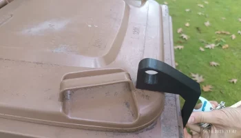 Замок для мусорного бака... Замок для мусорного бака 4