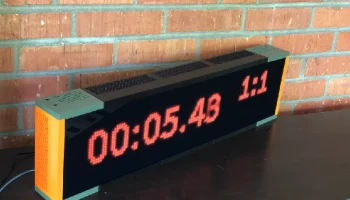 Матричные часы с RGB-подсветкой, таймер и секундомер 2