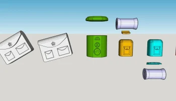 Mini 13: Набор рюкзаков, совместимых с системой фигурок 1