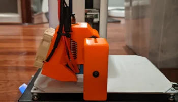 Концевой блок натяжного ролика оси Monoprice Mini X 2