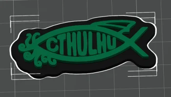 Эмблема рыбы Ктулху