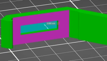 Верхняя крышка Prusa CORE One 20x5x2 мм с магнитным зажим... 1