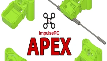 Антенное крепление ImpulseRC APEX + GPS (M8N) + Crossfire... Антенное крепление ImpulseRC APEX + GPS (M8N) + Crossfire...
