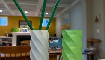 Простая спиральная ваза