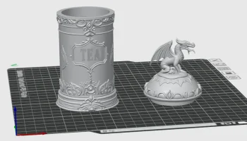 Tea container with dragon 4