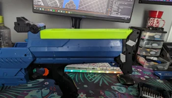 Крышка батарейного отсека Nerf Rival Nemesis - версия Ryobi 3