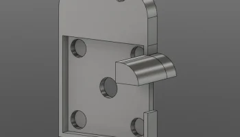 3018 Pro CNC Y Задний упор PressFit + магнит 1