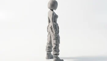 Тактическая фигурка Cool Girl, женская фигура, 3D-печать 3