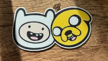 Магнит Adventure Time Джейк и Финн (разноцветный)(магниты...