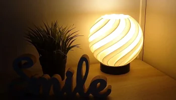 Wi-Fi красивая спиральная лампа 2