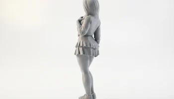 Фигурка девушки аниме женского персонажа для 3D-печати 4