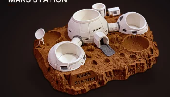 Mars Station Tray