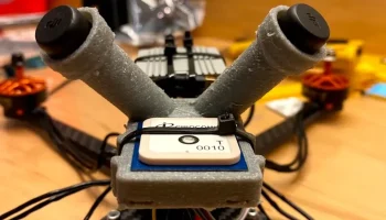 Tyro129 (Tyro119) Верхнее крепление антенны DJI FPV с GPS... 1