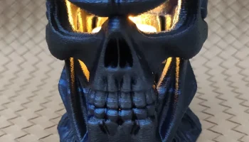 Terminator Skull - Светодиодный подсвечник для чая 1