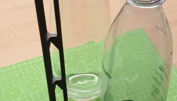 Параметрическая подставка для сушки бутылок с поддоном д... 1