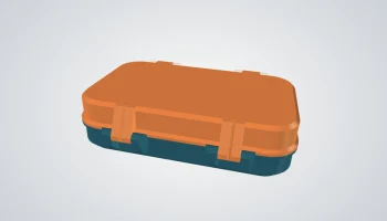 Параметрический ящик для хранения с защелками - FreeCAD ... 6