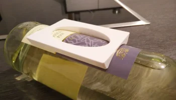 Держатель для винных бутылок на моей новой кухне 4