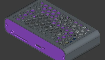 Корпус Raspberry Pi 5 с ИБП/аккумулятором, активным охла...