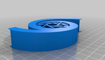 Веер золотого сечения A12x25. Frosty Cyclone Веер золотого сечения A12x25. Frosty Cyclone