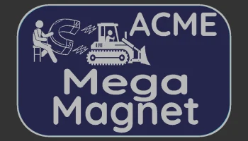 Знак ACME Mega Magnet 1