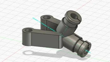 FPVFrame.ch - держатель антенны FlowX mini Walksnail (тру... 2