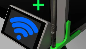 Крепление для антенны Wi-Fi для Creality K1 Max...