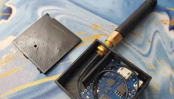 Тонкий корпус Wemos D1 Pro с внешней антенной (низкий про...