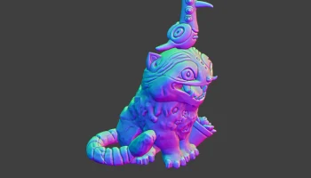 Подробный фанарт Derpy Jinu Demon Tiger Kpop охотники на... 2