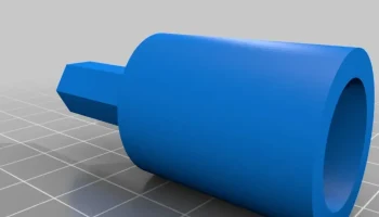 адаптер для венчика, хвостовик сверла (openscad) 2