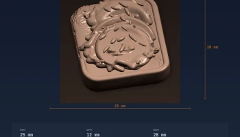 Магнит для тостов с авокадо - STL-файл для 3D-печати... 3