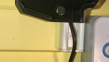 Держатель двойного суппорта под полкой с магнитом 10 мм... 2