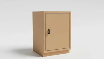 Низкополигональная кухонный шкаф 3D модель