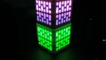 Штабелируемый ночник-кубик Tealight 1