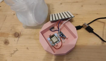 Спиральная ваза Rose Wled/Neopixel Lamp 2