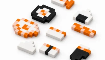 Миниатюрный суши-сет! Программное обеспечение и модель