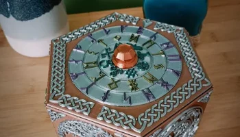 Концентрическая комбинированная коробка-головоломка в сти... 1