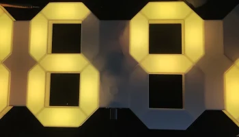 Big Clock на WS2812B и WEMOS D1 1