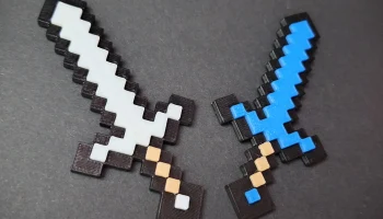 Магнит для меча Minecraft - защелкивается! АМС НЕ НУЖЕН!.... 2