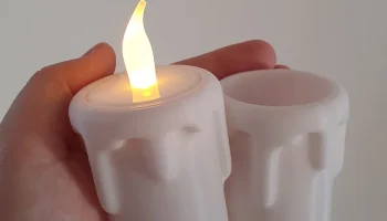 Подставка для чайной свечи с плавящимися свечами 2