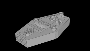 Совместимый с Lego (30164.dat) контейнер с крышкой гроба ... 0
