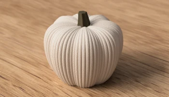 Декоративная фигурка тыквы 3