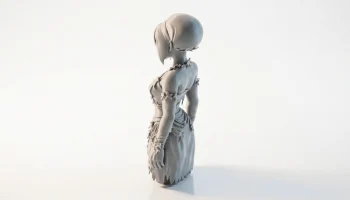 Фигурка девушки аниме, персонаж манги, 3D-печать 2